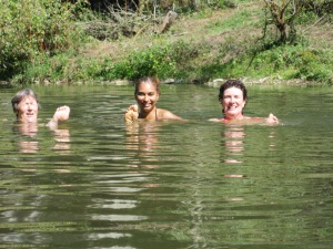 Swimming in the River Viaur